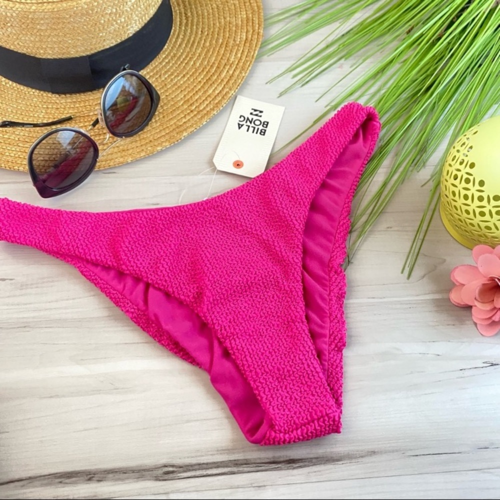 Billabong Summer High Hike Bikini Bottom in Shaka Pink